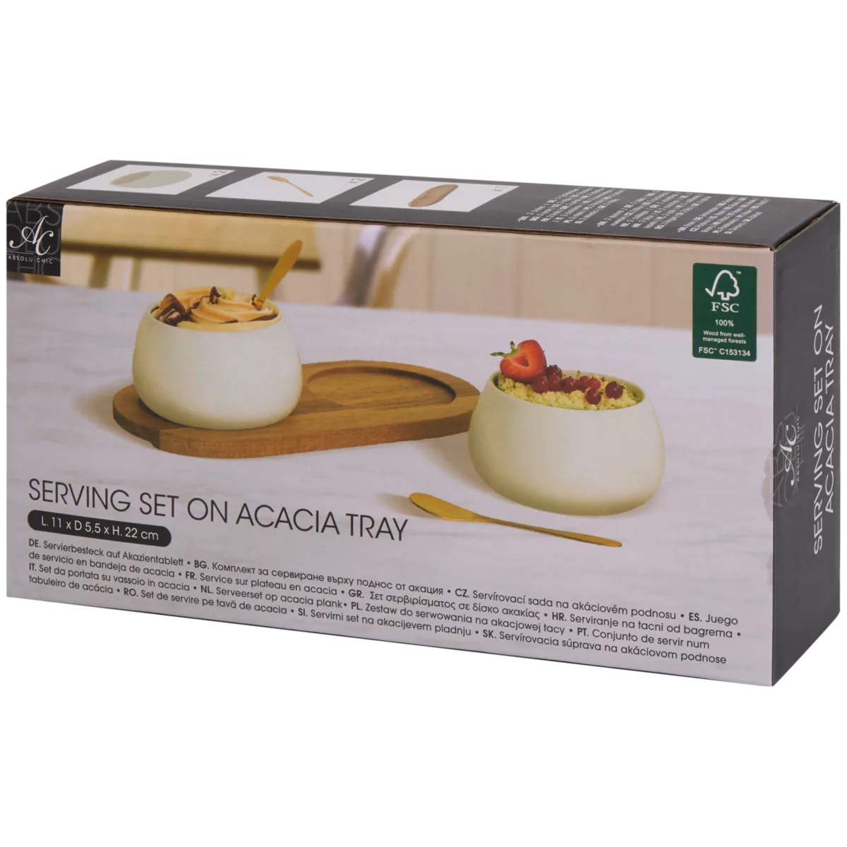 Zestaw do serwowania Absolu Chic | Action PL