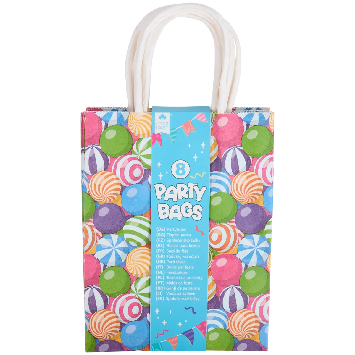 Sacs Cadeaux Enfants Réutilisables - Lot De 12 - Motifs Mignons Pour Anniversaire & Fêtes