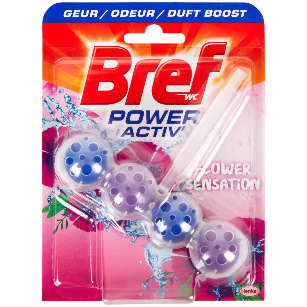 Kostka toaletowa Bref Power Activ' Flower Sensation | Action PL