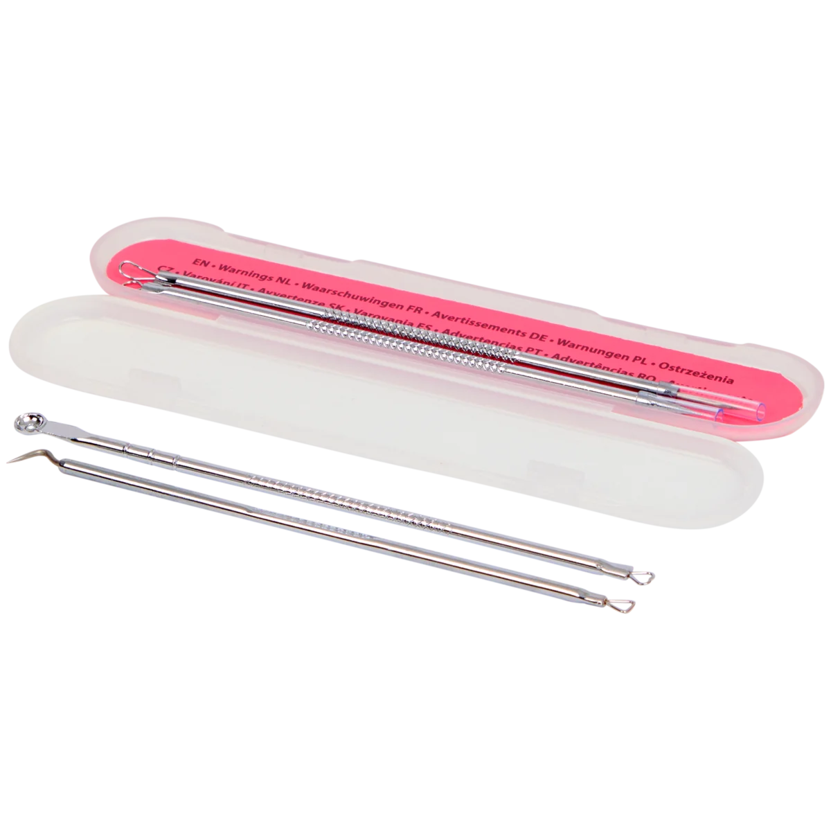 Kit De 7 Outils Pour éliminer Les Points Noirs - Matériel Professionnel Soin De La Peau - Taille 12cm