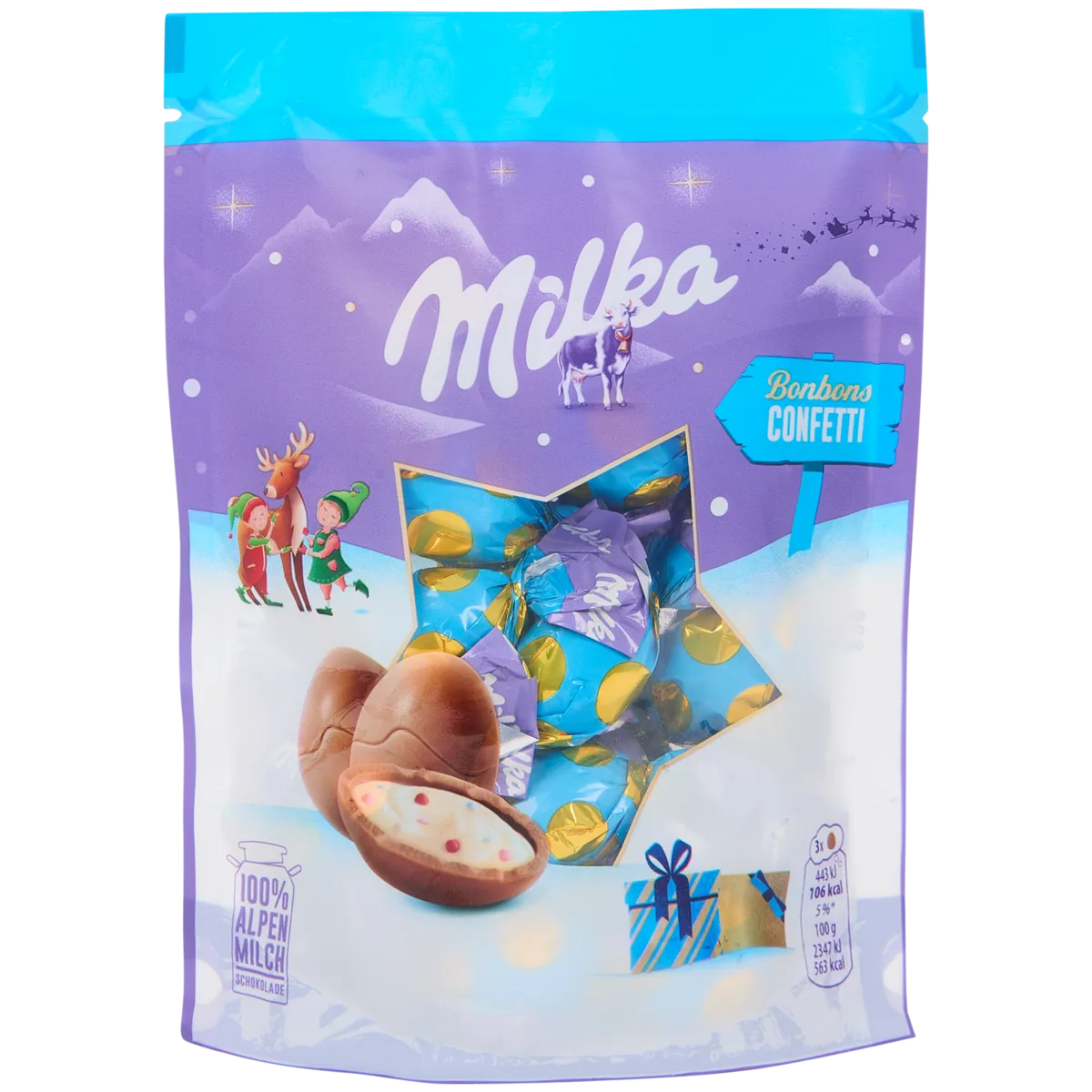 Milka kerstbonbons Confetti