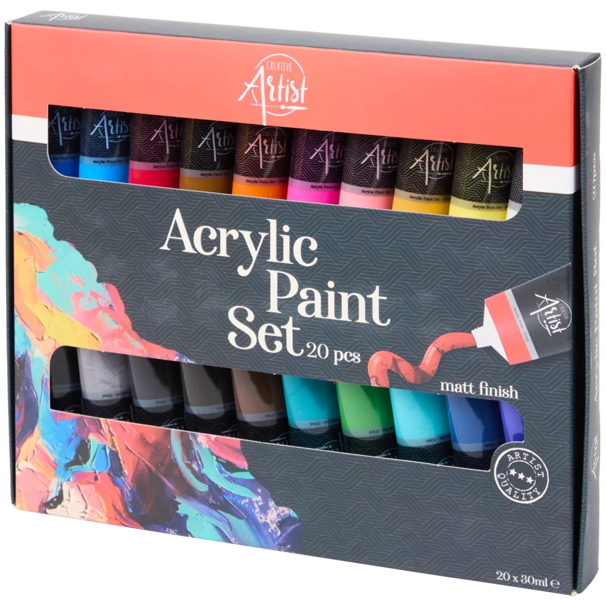 Acrylfarbe – 20 Stück