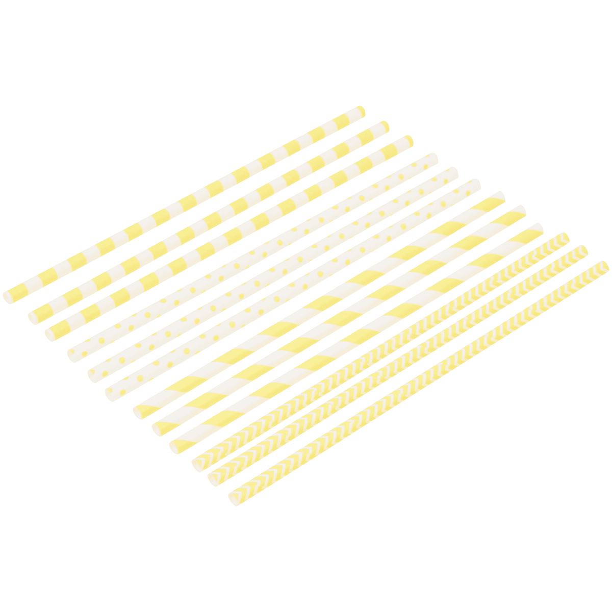 10 Pailles En Papier Rayées Argent - Longueur 19,5 Cm - Pour Cocktails, Fêtes, Décoration Bar - Écologiques Et Festives