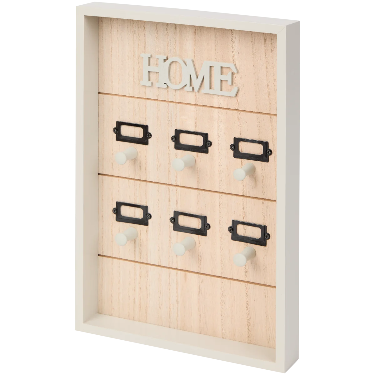 Gachiwar Houten sleutelkast wandgemonteerde sleutelkast met 6 haken sleutelhouder voor sleutelopslag binnenshuis | 27 x 17,87 x 5,36 cm Gachiwar Houten sleutelkast wandgemonteerde sleutelkast met 6 haken sleutelhouder voor sleutelopslag binnenshuis | 27 x 17,87 x 5,36 cm