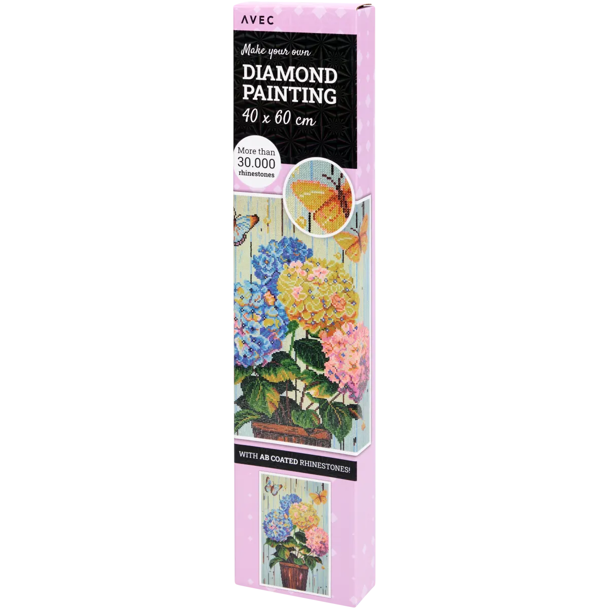 Broderie Diamant Kit Complet,Diamond Painting Abstrait Coloré, 5D