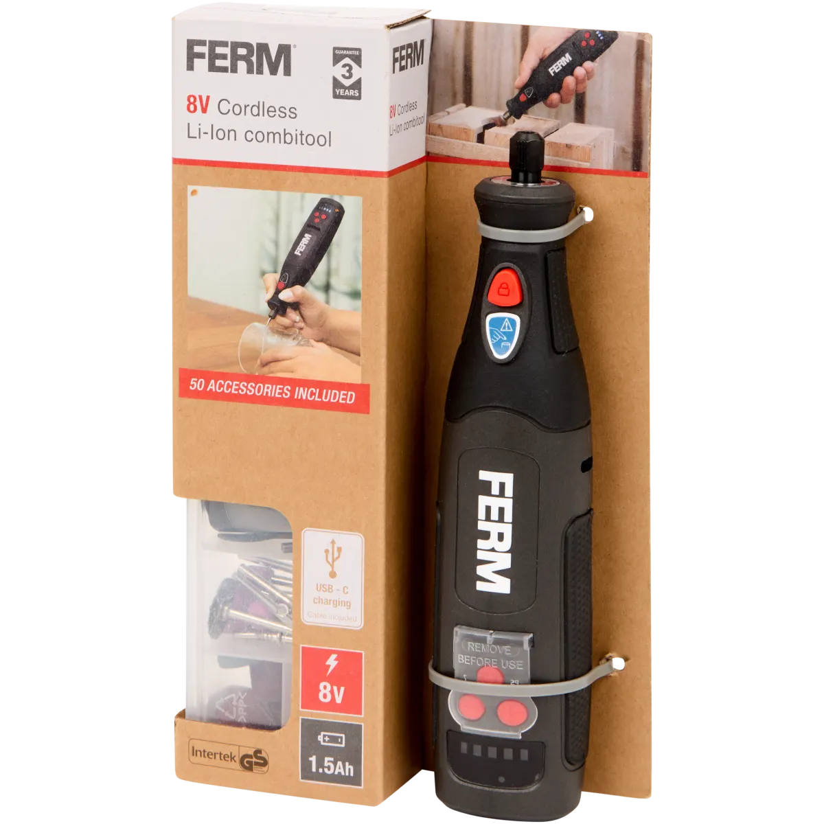 Outil rotatif multifonction sans fil 12V 8240 + 5 accessoires - DREMEL