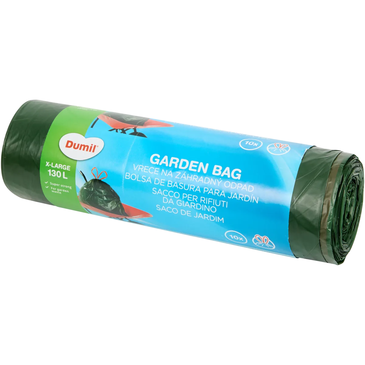 Sac à Déchets De Jardin, Pliable, Robuste, Indéchirable, Sac De Jardin Réutilisable Avec Poignées, Noir