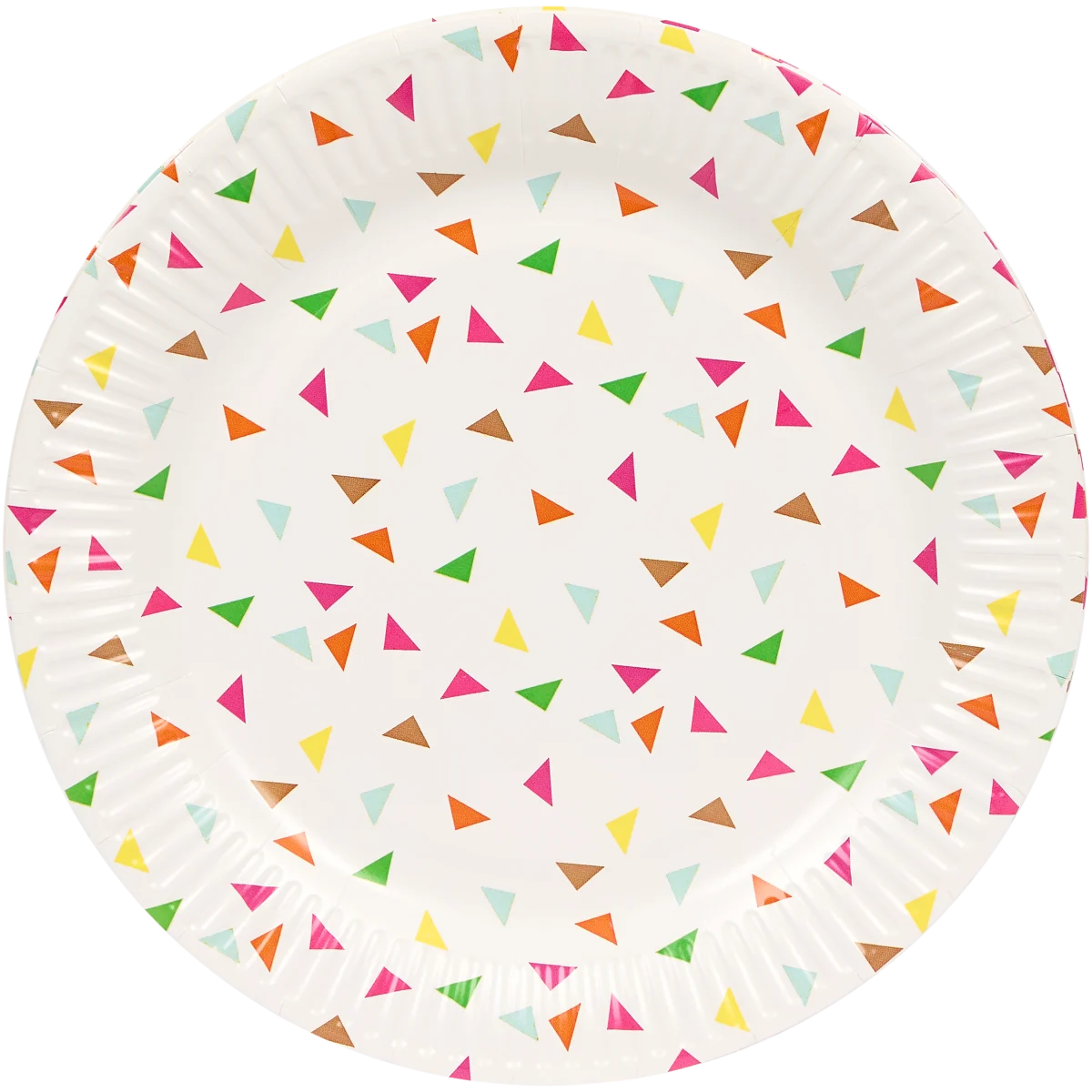 JZK 35 Piatti Di Carta Colorati Arcobaleno, 18 Cm, Usa E Getta Per Feste Di Compleanno, Picnic, BBQ E Attività Creative Per Bambini