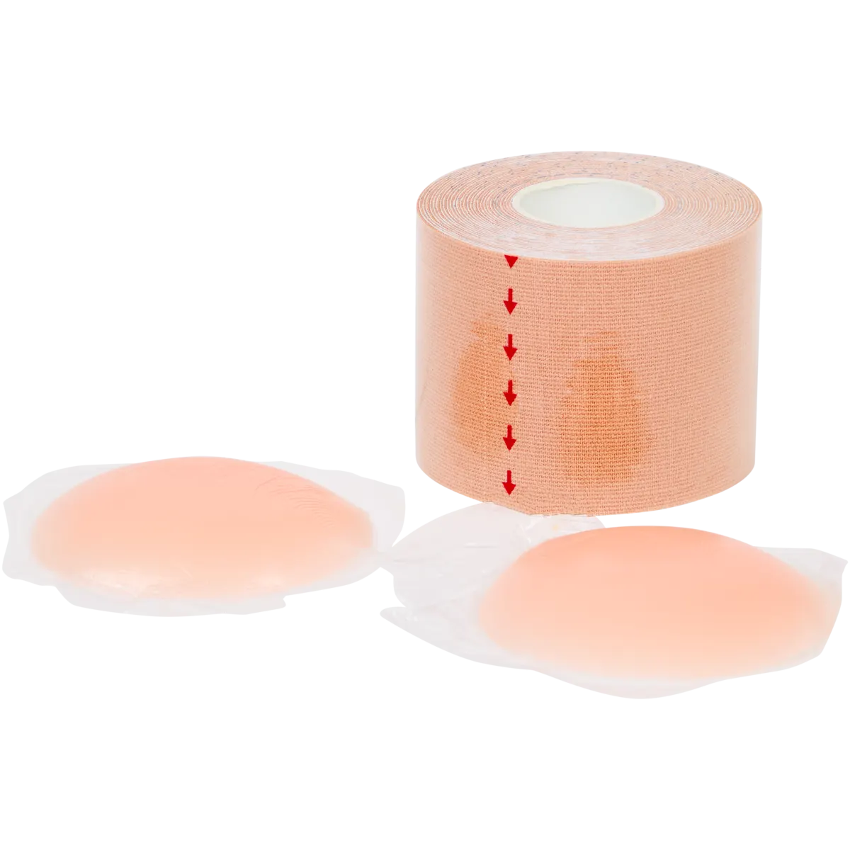 Adhésif pour poitrine avec cache-tétons