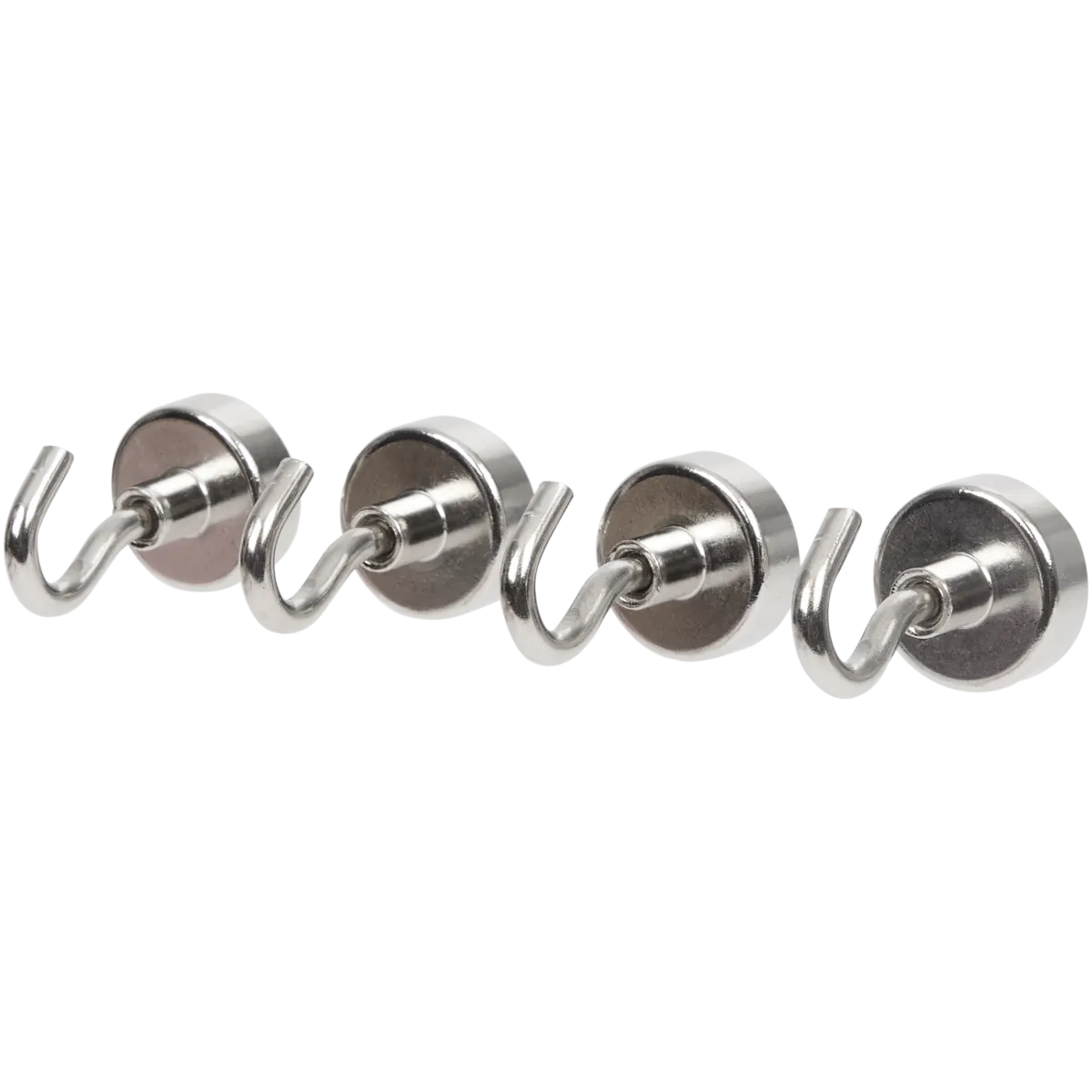Magneti Potenti Ganci Magnetici Extra Forti 36KG - 4 Pezzi 32mm Con Rotazione 360° Per Superfici Metalliche Organizzazione Spazio - 5