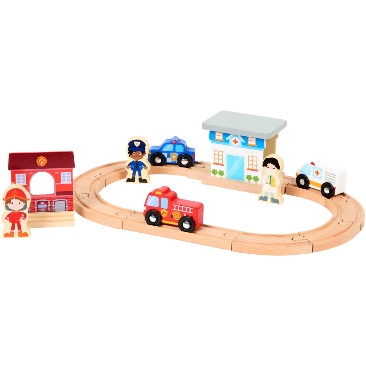 Circuit et petites voitures en bois Mini Matters