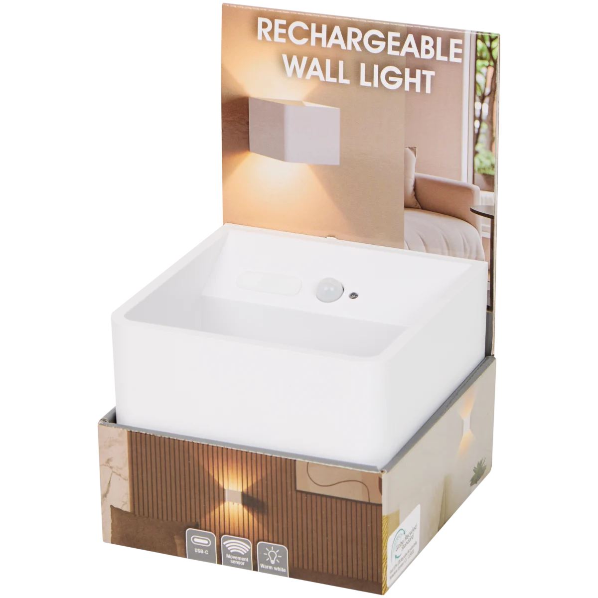 Aufladbare LED-Wandlampe – 100 lm