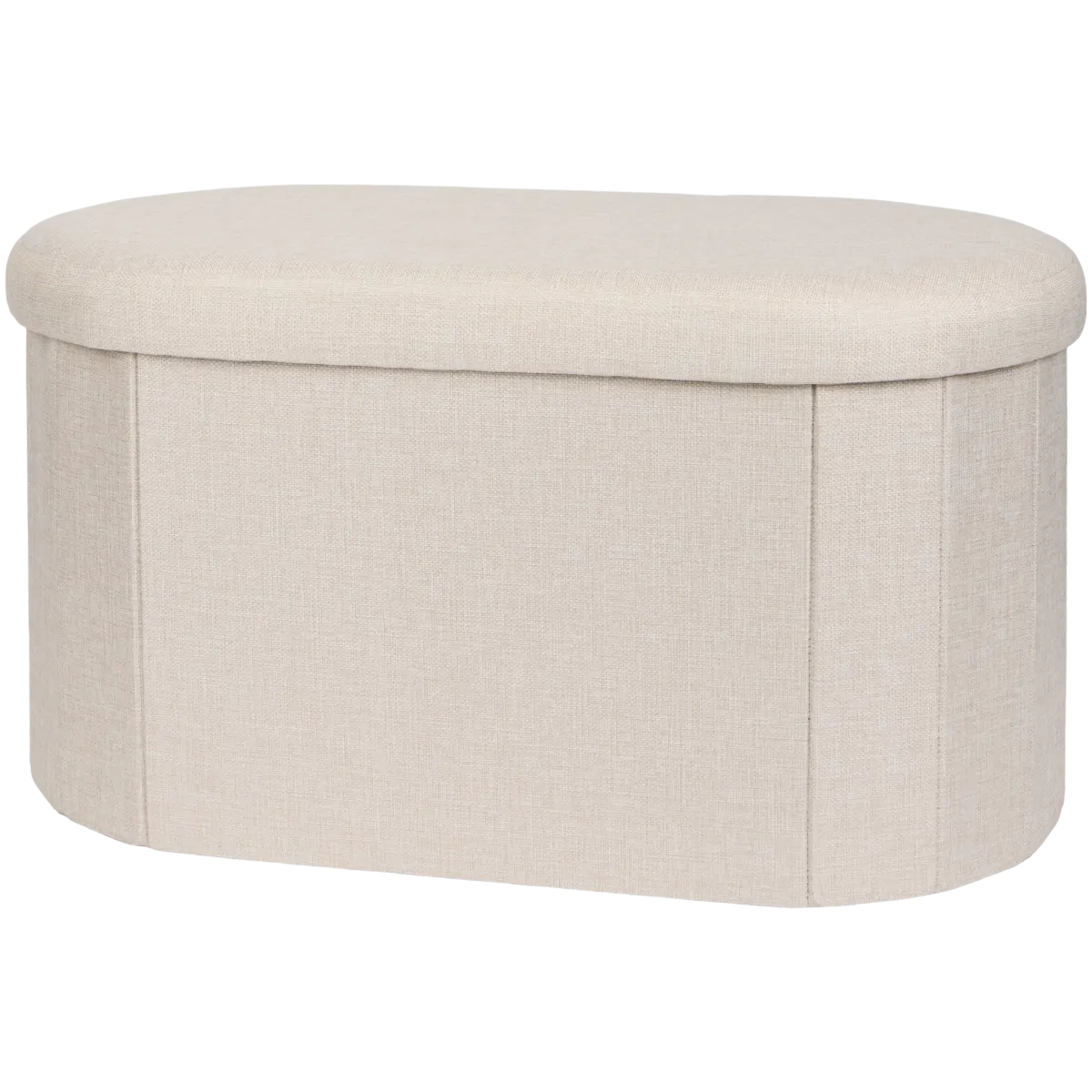 Hocker mit Stauraum – 39,5 x 71 x 38,5 cm, Weiß