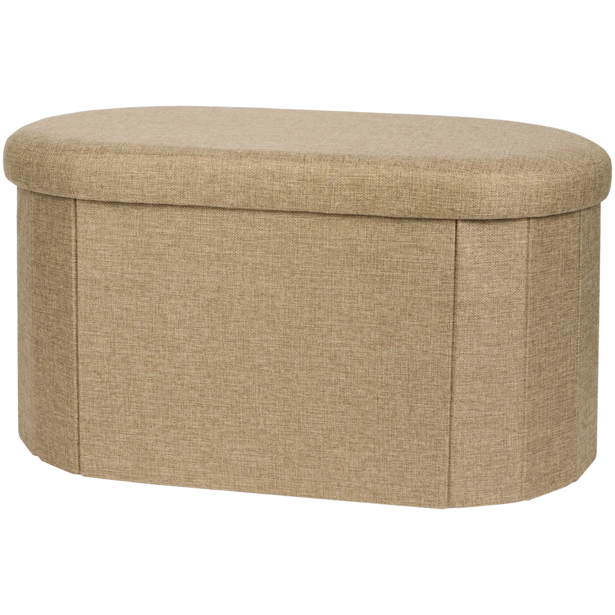 Hocker mit Stauraum – 39,5 x 71 x 38,5 cm, Weiß