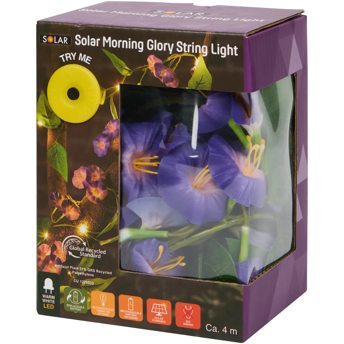 Solar Solar-Lichterkette – 4 m
