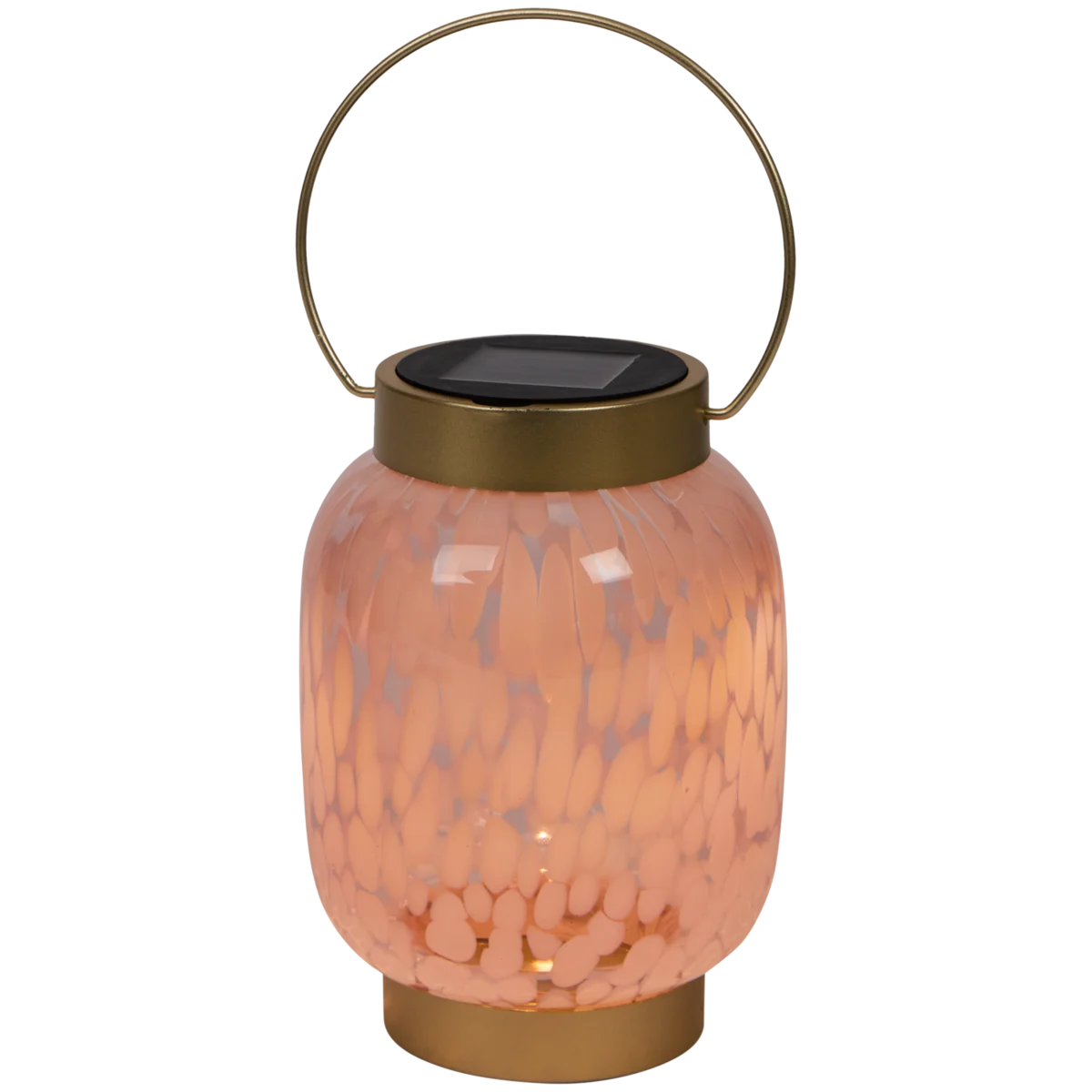 Lanterne en verre à motif Solar