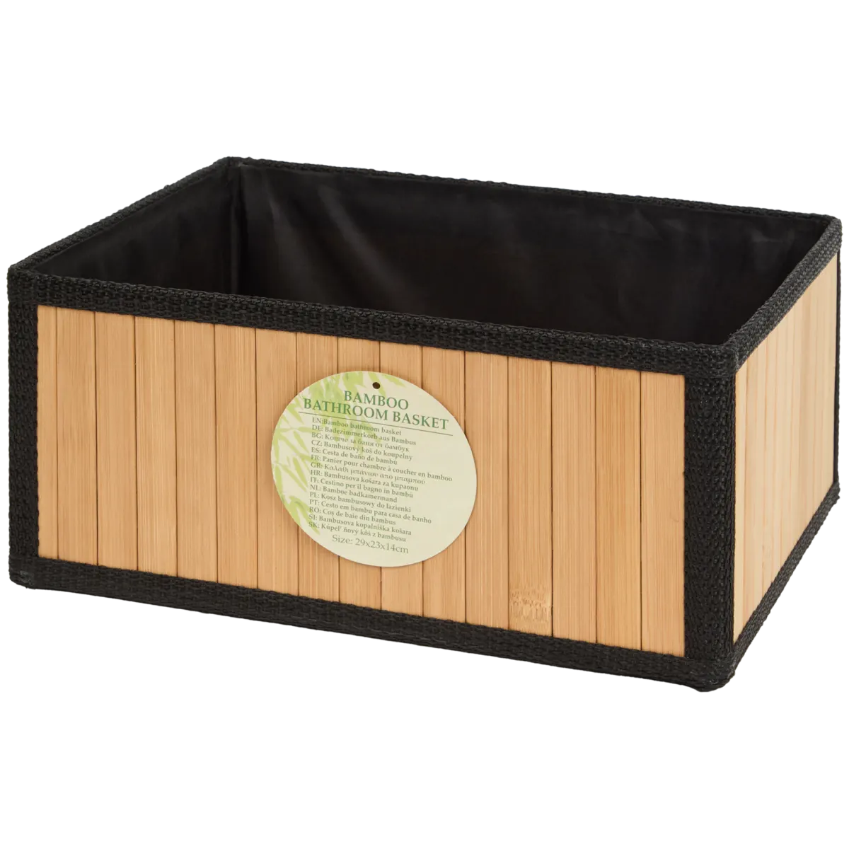 Bambuskorb  29 x 23 x 14 cm | Action DE