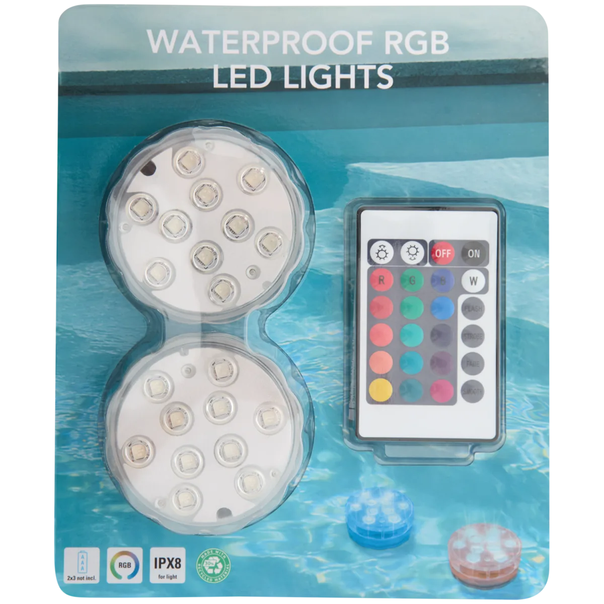 Faro Proiettore Ricaricabile EverBrite - 350 Lumen, Luce Rossa/verde E