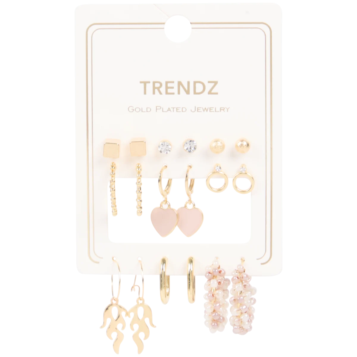 Set orecchini placcati Trendz