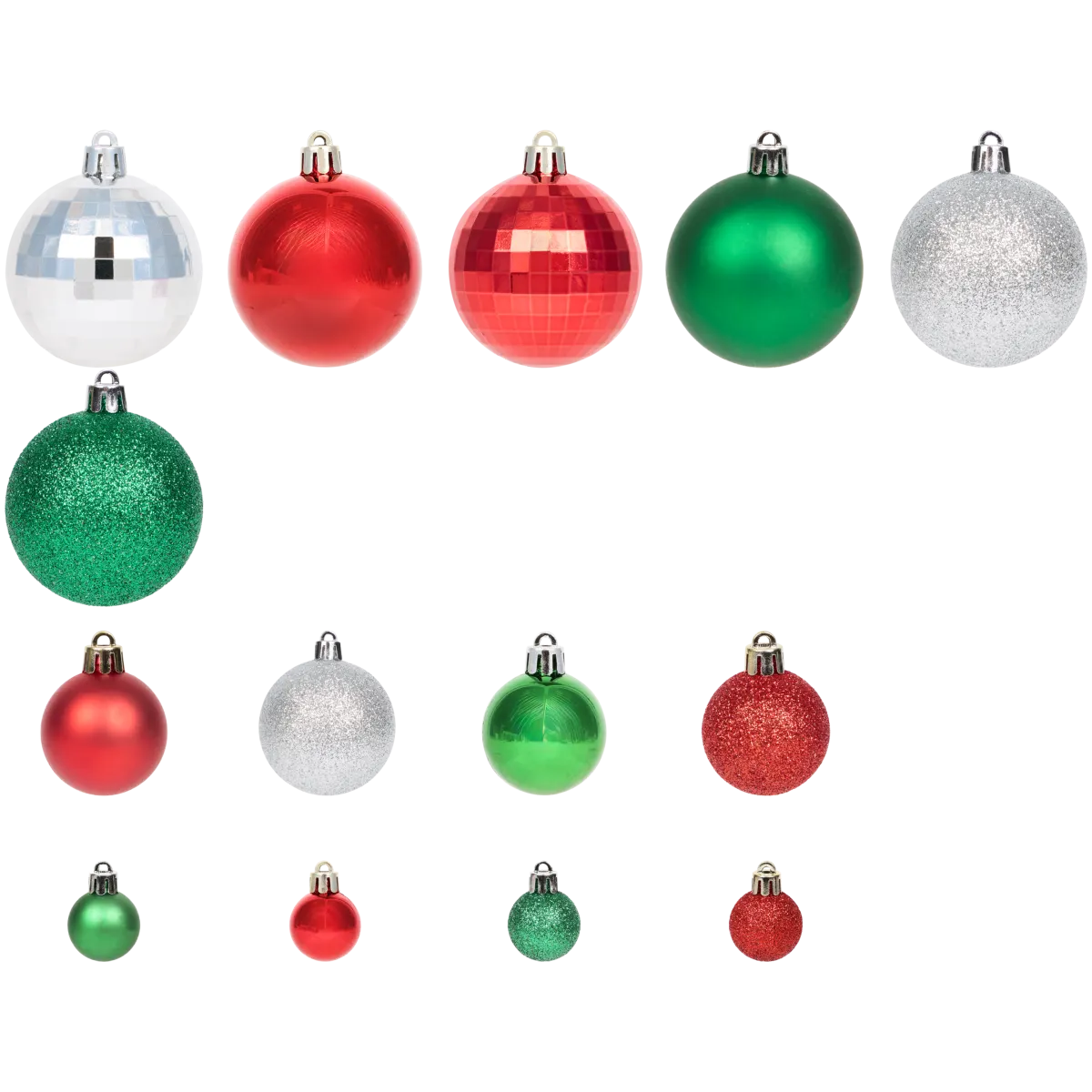 Set Weihnachtskugeln – 100 Stück