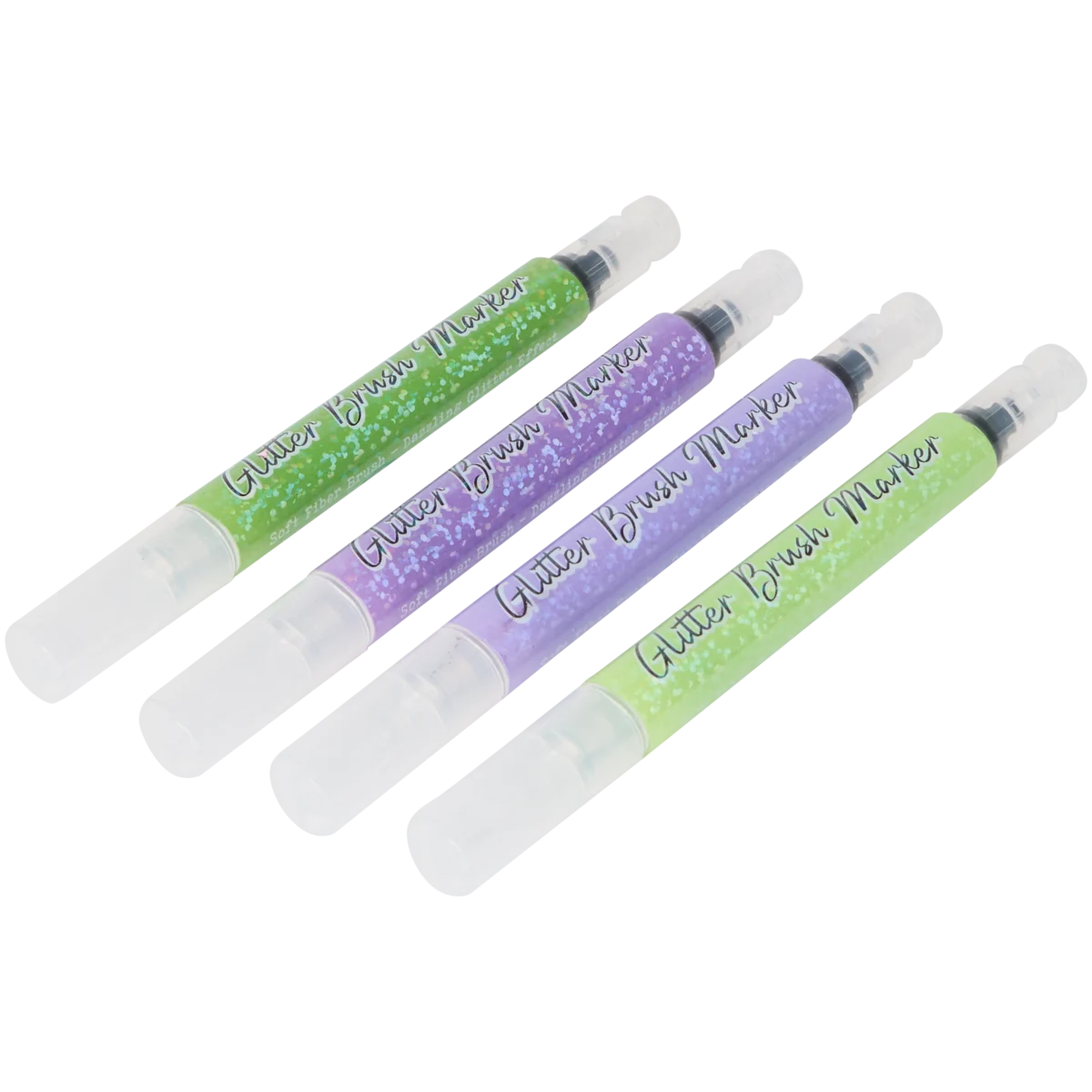 DécoTime Glitzermarker mit Pinselspitze – 4 Stück