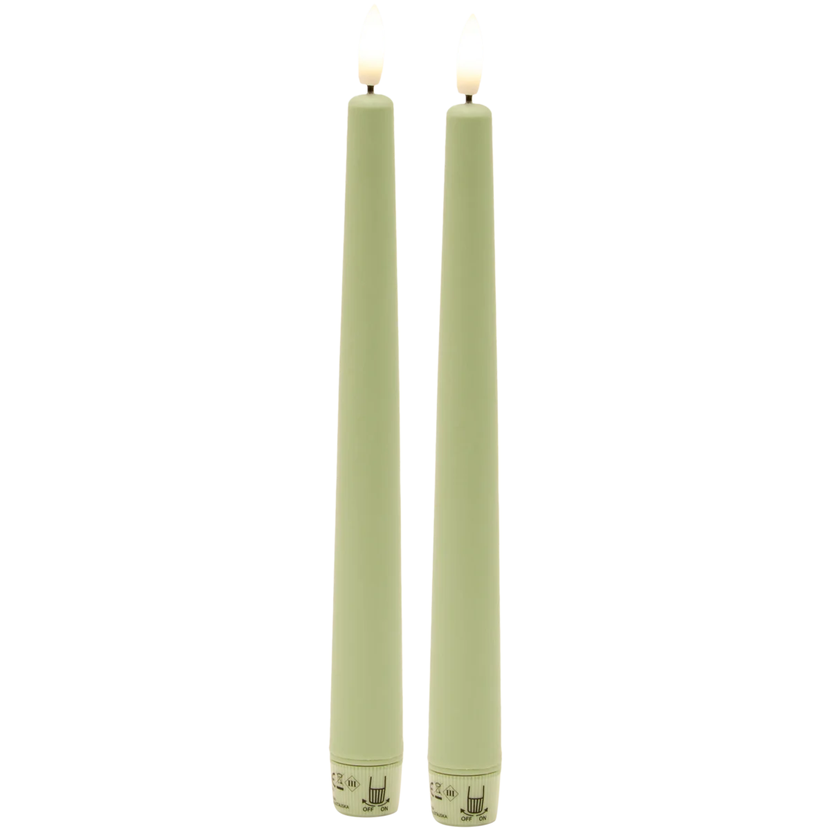 LED-Stabkerzen – 24,5 cm, 2 Stück