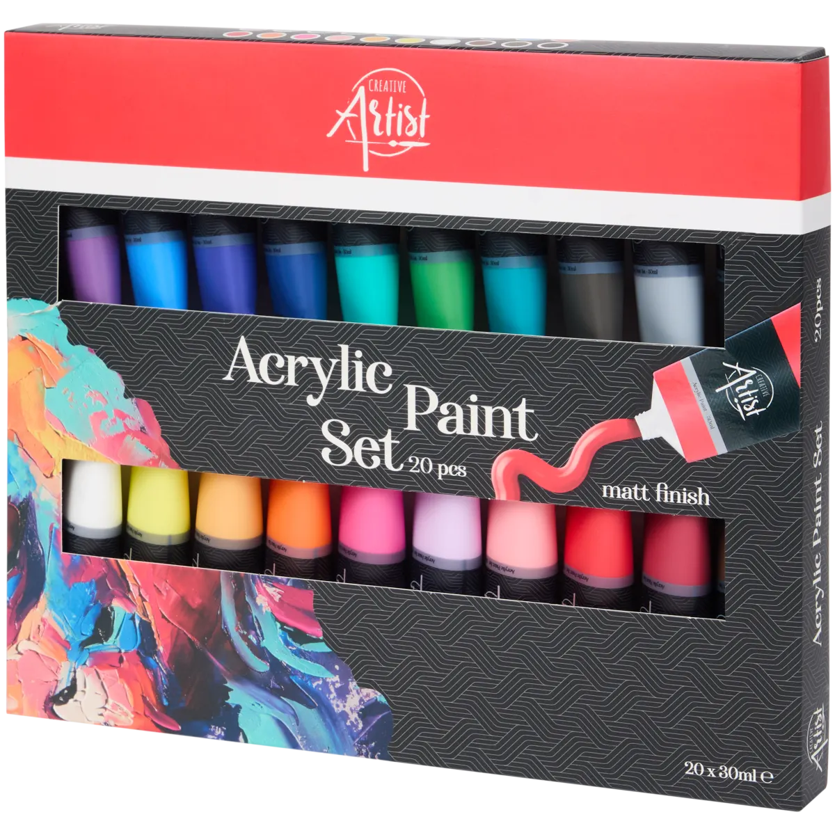 Acrylfarbe – 20 Stück