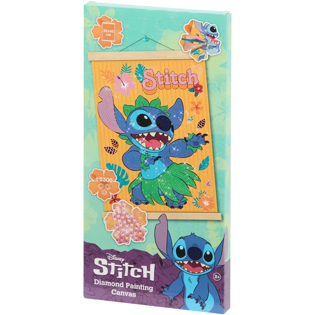 DCIDBEI Confezione da 4 pezzi di cactus per pittura a diamante, 30 x 40 cm, per pittura a diamante, per adulti, donne e adulti