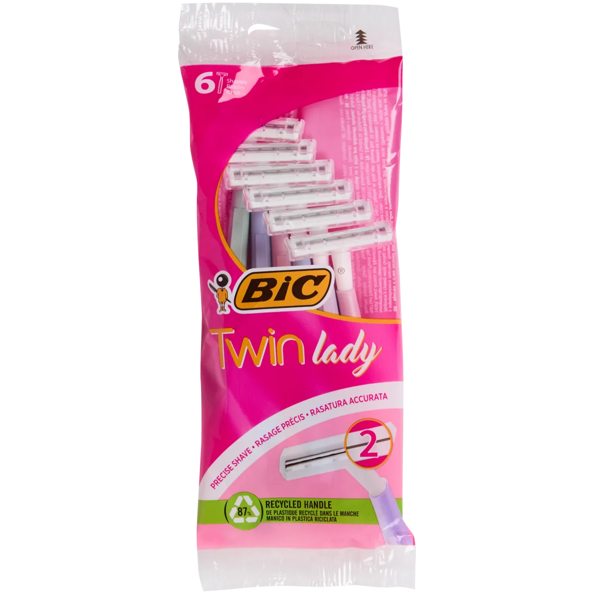 Aparate de ras BIC Twin Lady – 6 bucăți | Action RO