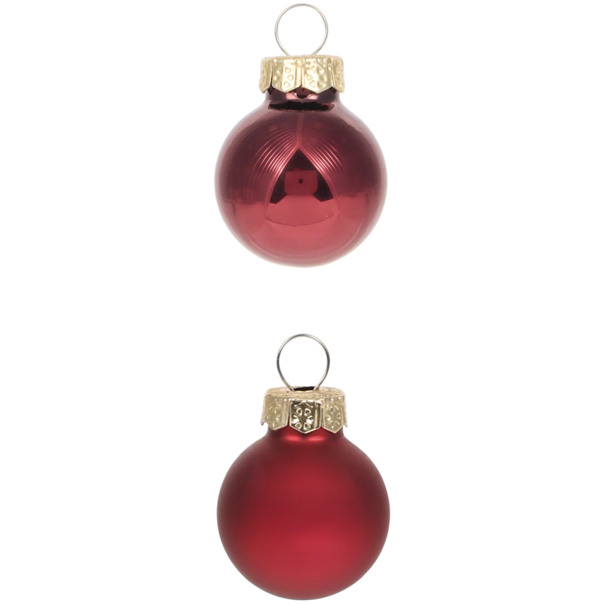 Mini-Weihnachtskugeln – Ø 2,5 cm, 24 Stück