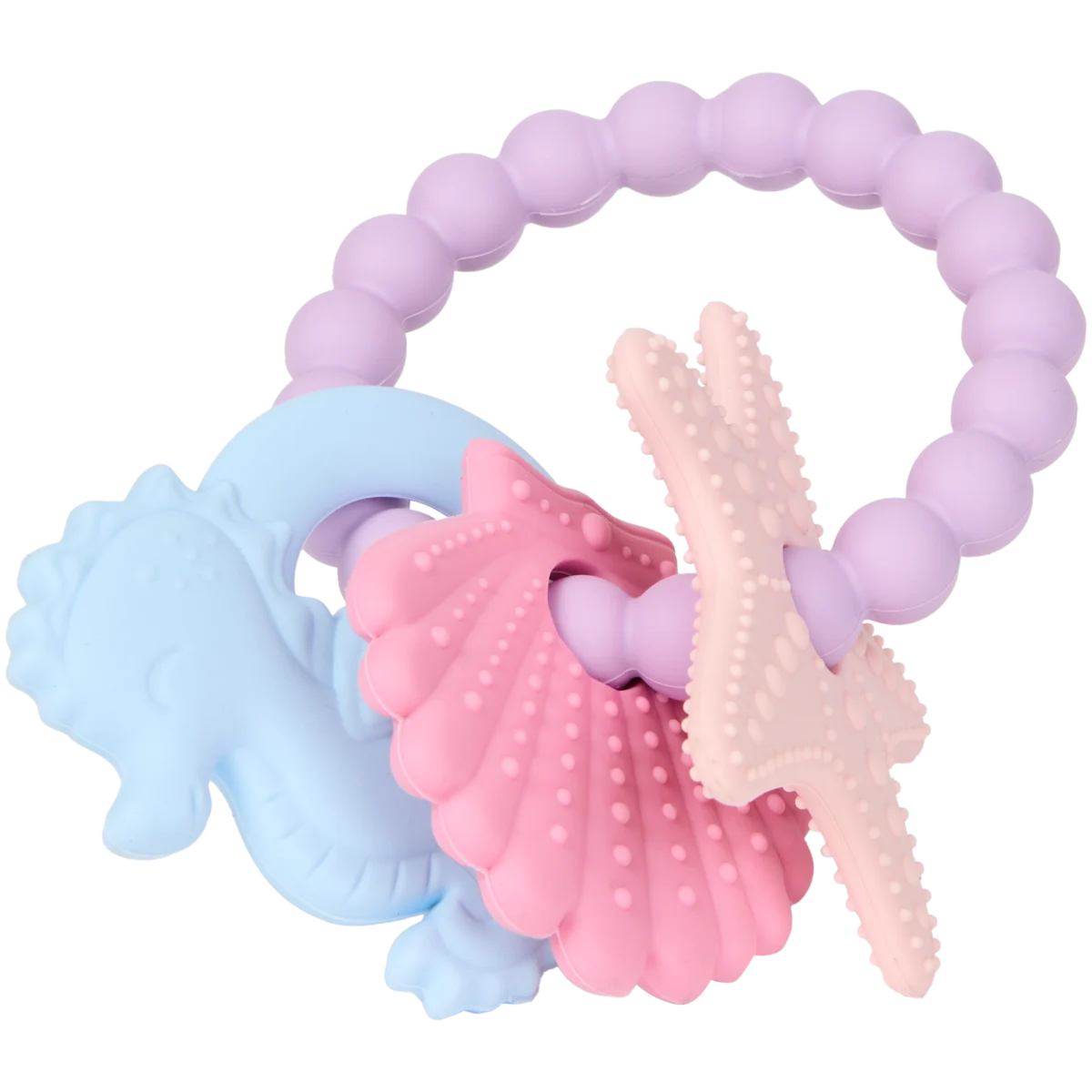 Jollein – Portachiavi Massaggiagengive In Silicone Lovely Birds – Per Bambini Da 0 Mesi – Anello Da Attaccare Al Passeggino