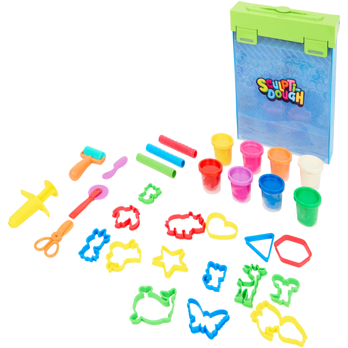 IFergoo Argilla Modellabile Ultra Leggera 100g (Verde) – Pasta Magica Fai Da Te Che Asciuga All'Aria, Atossica Per Bambini E Ragazzi