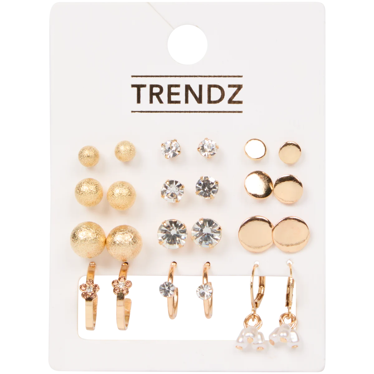 Trendz Ohrringe – 12 Paar