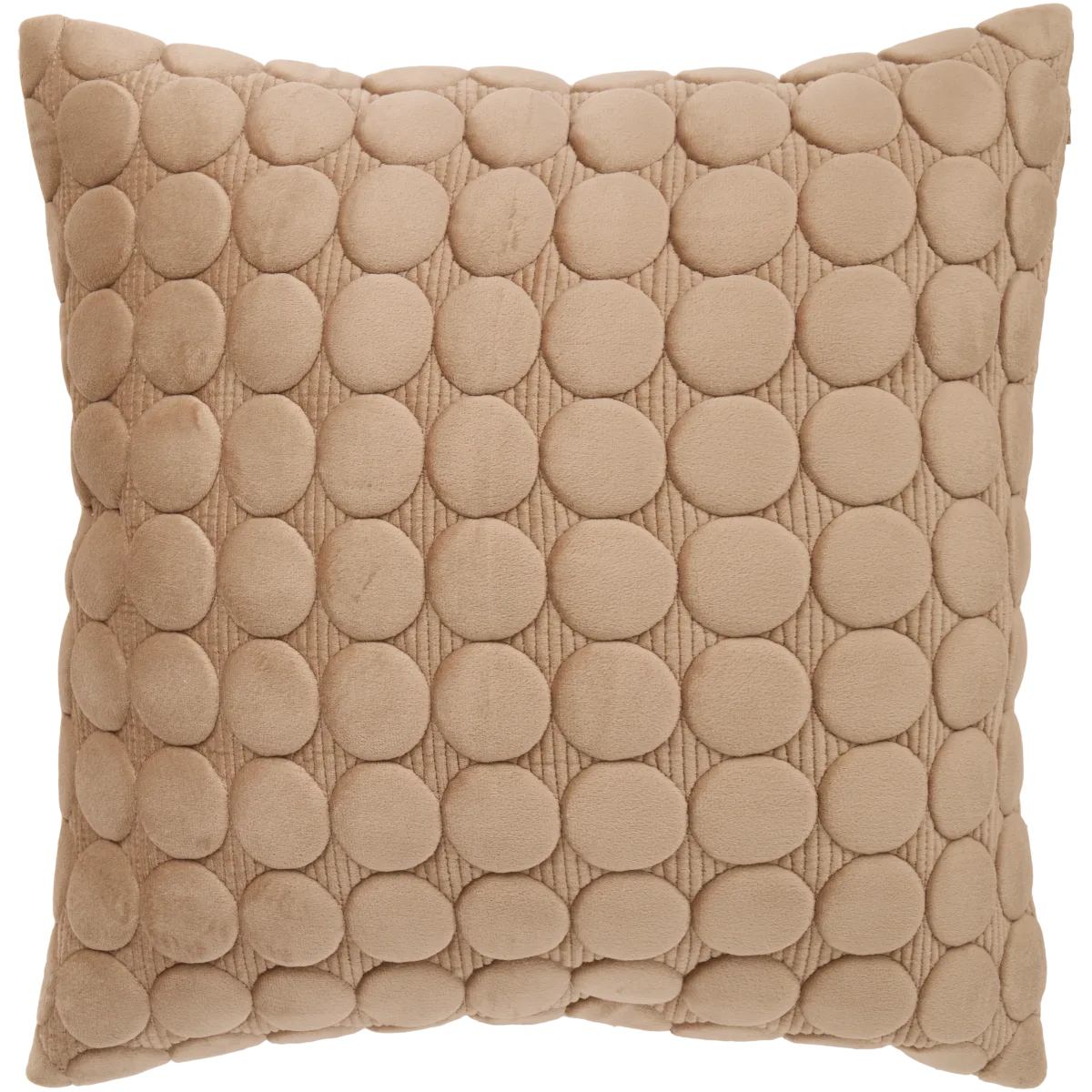 Cuscino decorativo a mano motivo floreale 45 x 45 cm giallo e bianco Biloba