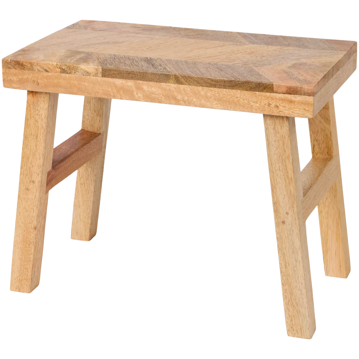 Hocker Senna – 31 x 19 x 25 cm, Braun, Holz