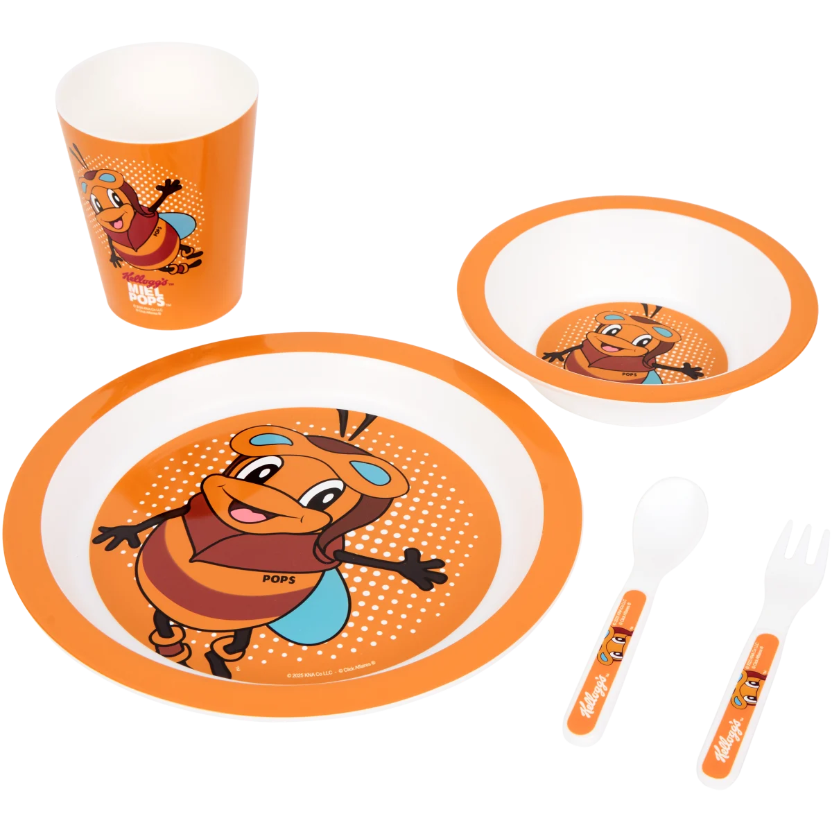 Kellogg's Geschirrset – 5-teilig, gemustert