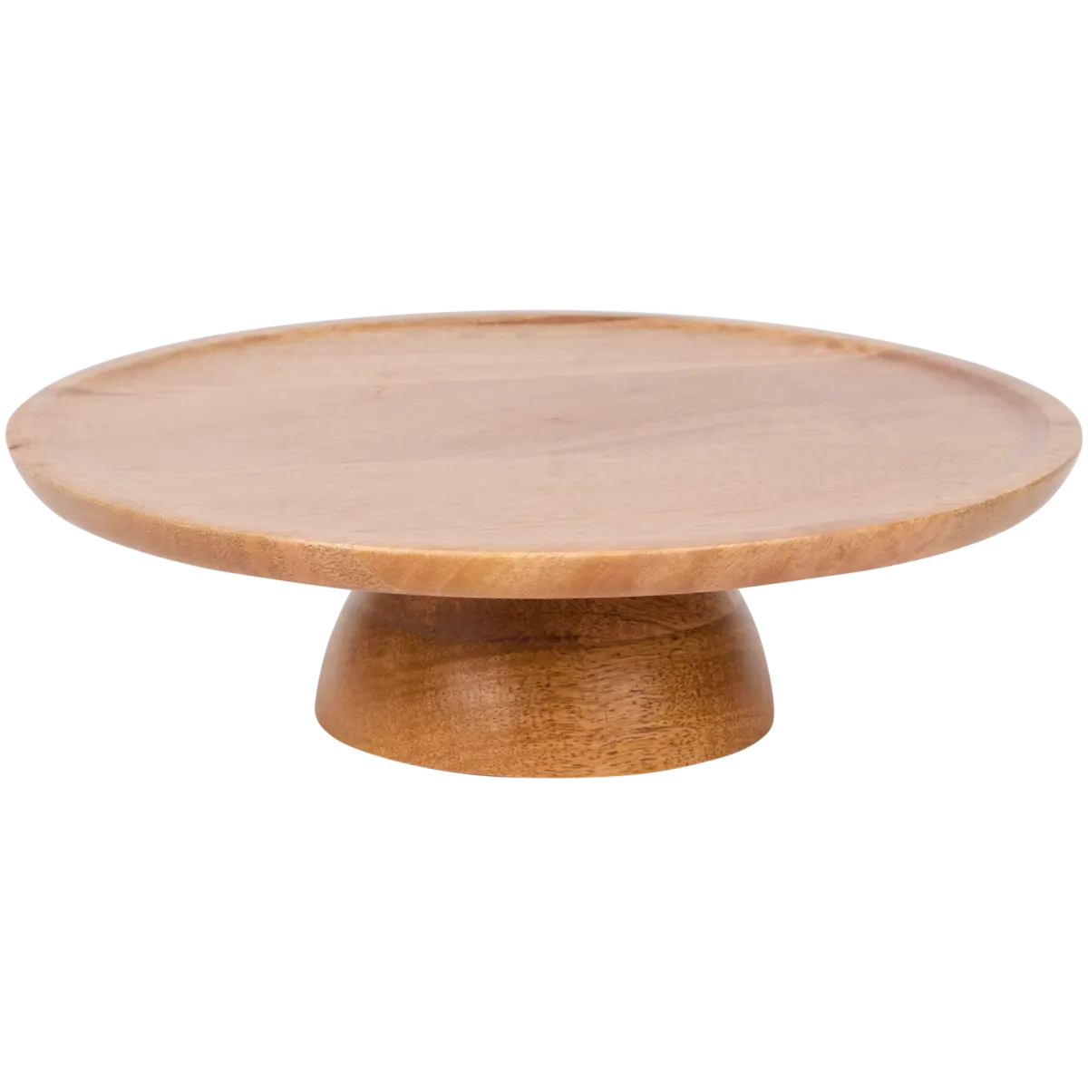 Torten- oder Servierplatte – Ø 28 x 7,5 cm, Braun
