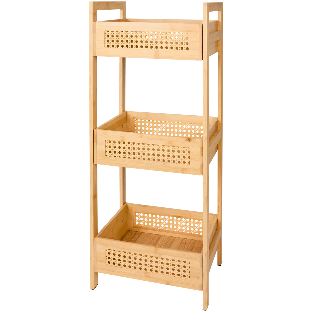 Bambus-Badregal  80 x 22 x 30 cm, Bambus, Braun | Action DE