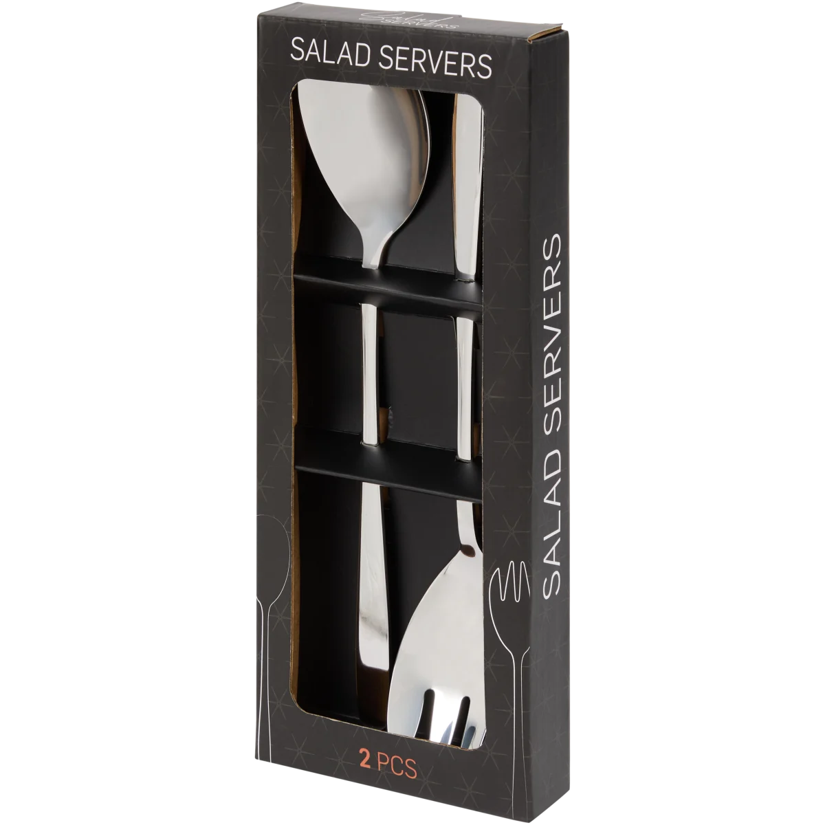 Graewe Set Posate Per Insalata Wurzburg - 2 Pezzi In Acciaio Inox, Cucchiaio E Forchetta, 25 Cm - 2