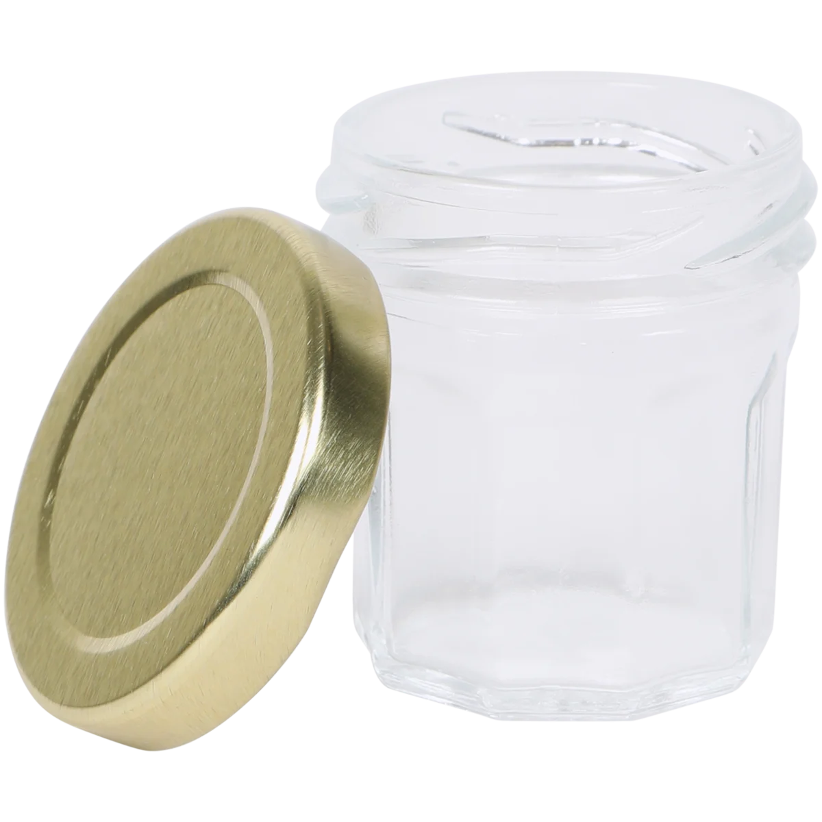 Mini-Glasbehälter – Gold
