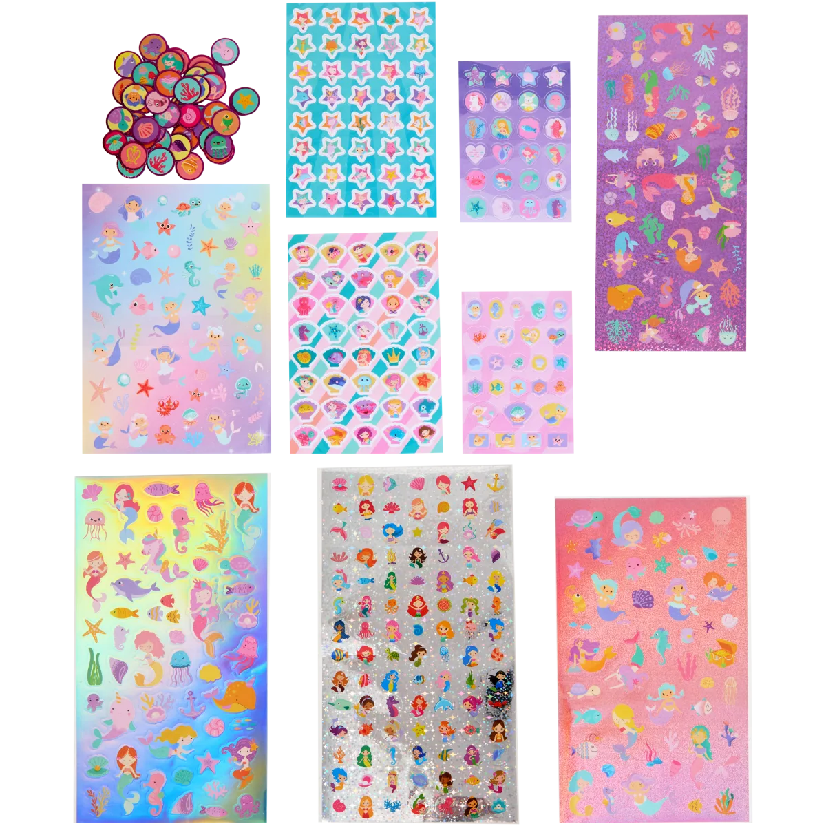 American Crafts Lot De 2 Feuilles De Stickers En Mousse 15,2