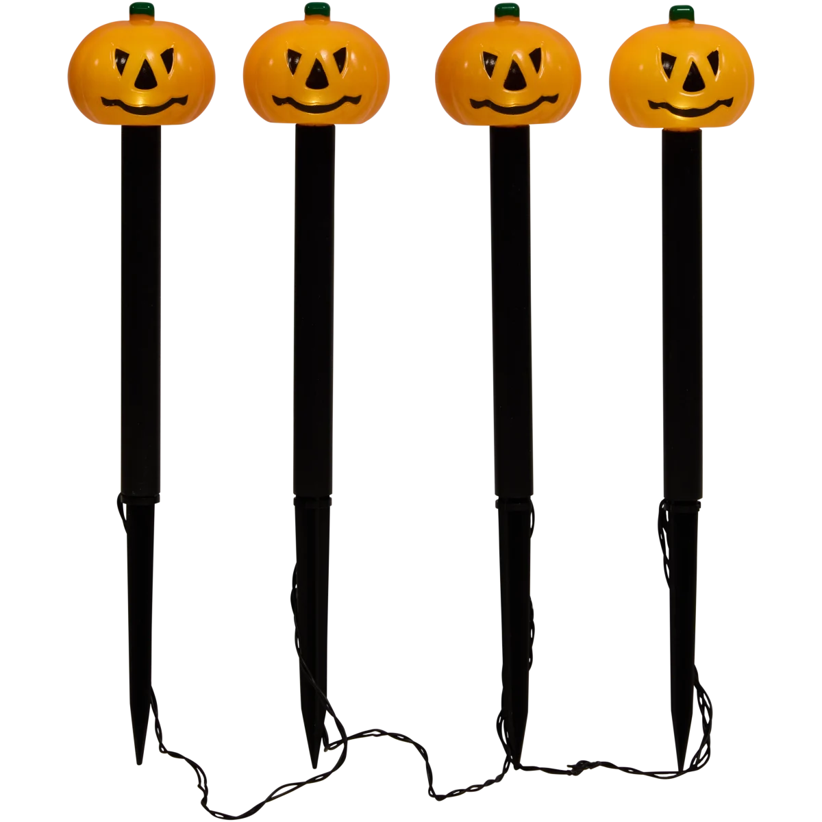 Set di 8 luci solari a forma di zucca per decorazioni di Halloween all'aperto, lanterne zucche per feste di Halloween, portico, decorazioni per cortile