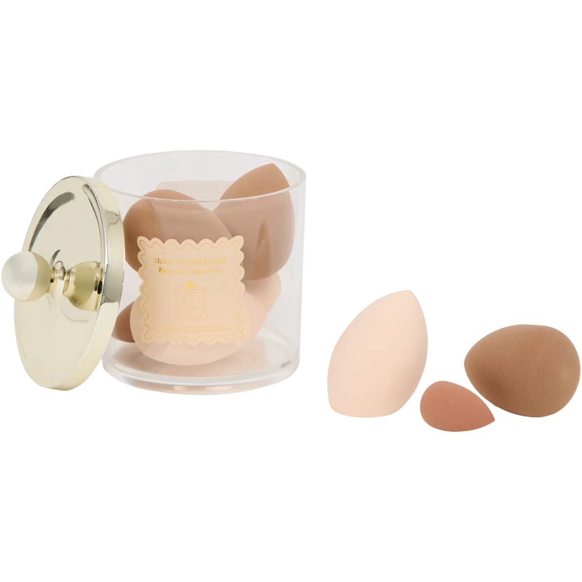 Make-up-Schwämmchenständer Silberfarben – Praktischer Halter Für Beauty-Schwämme & Pinsel