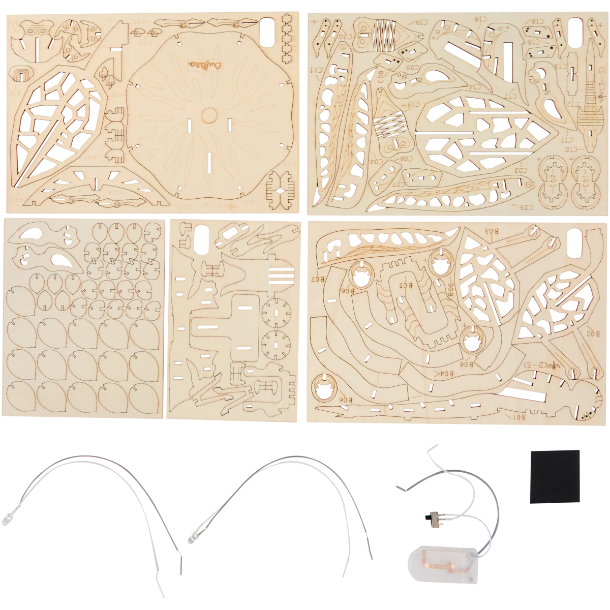 Puzzle 3D din lemn cu leduri Crafts & Co | Action RO