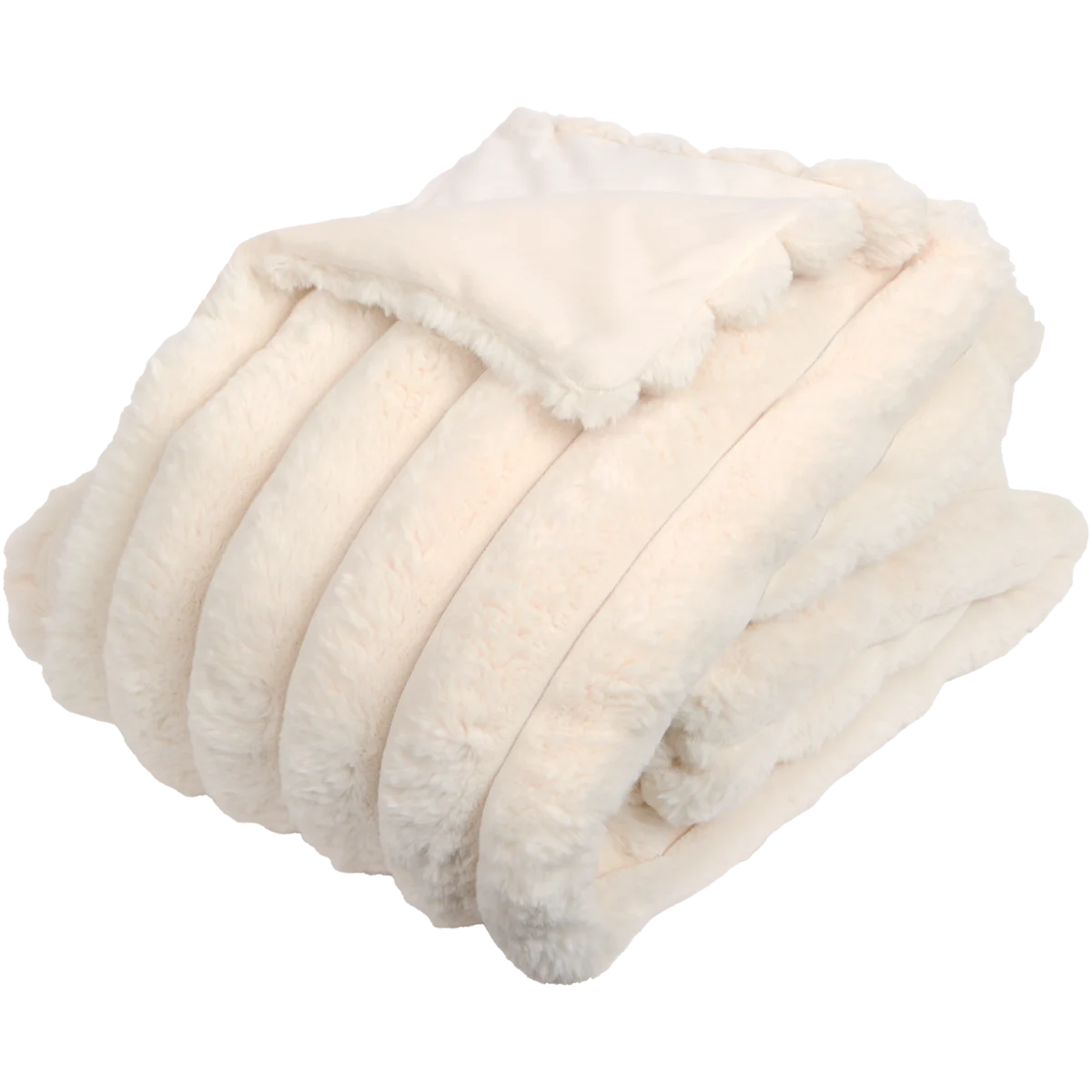 Plaid en fausse fourrure