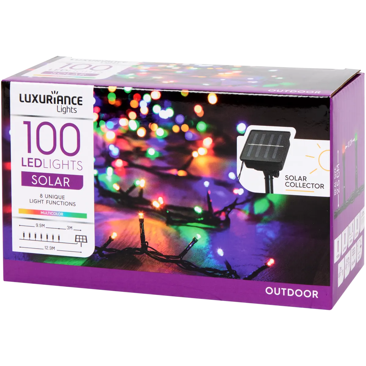 Luxuriance Lights Solarlichterkette – 13 m, 12,9 m Kabellänge