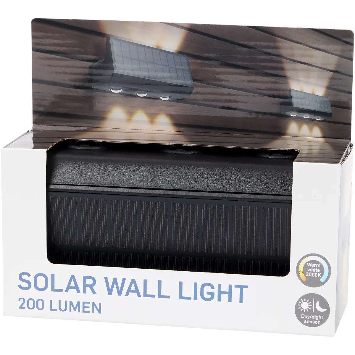 Faretto Solare LED Da Esterno 200 Lumen: 2 Pezzi, 4 LED, Angolo Regolabile 270°, Pannello Orientabile, Batteria 2200 MAh, IP44, Luce Notte Automatica