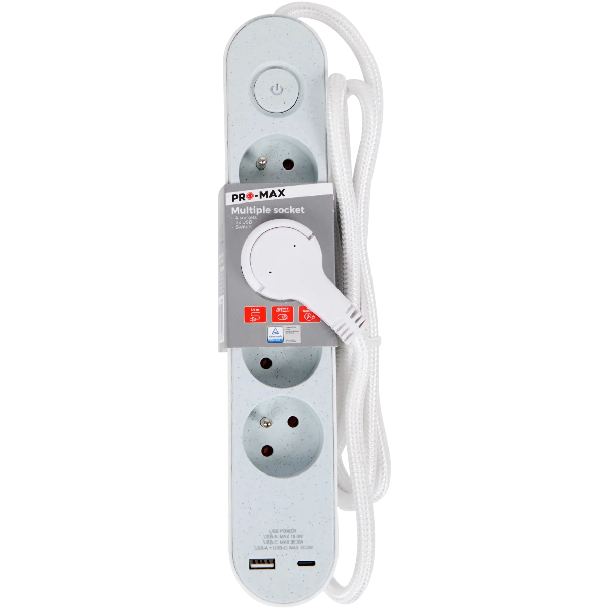 Listwa zasilająca Pro-max 1.4 m | Action PL