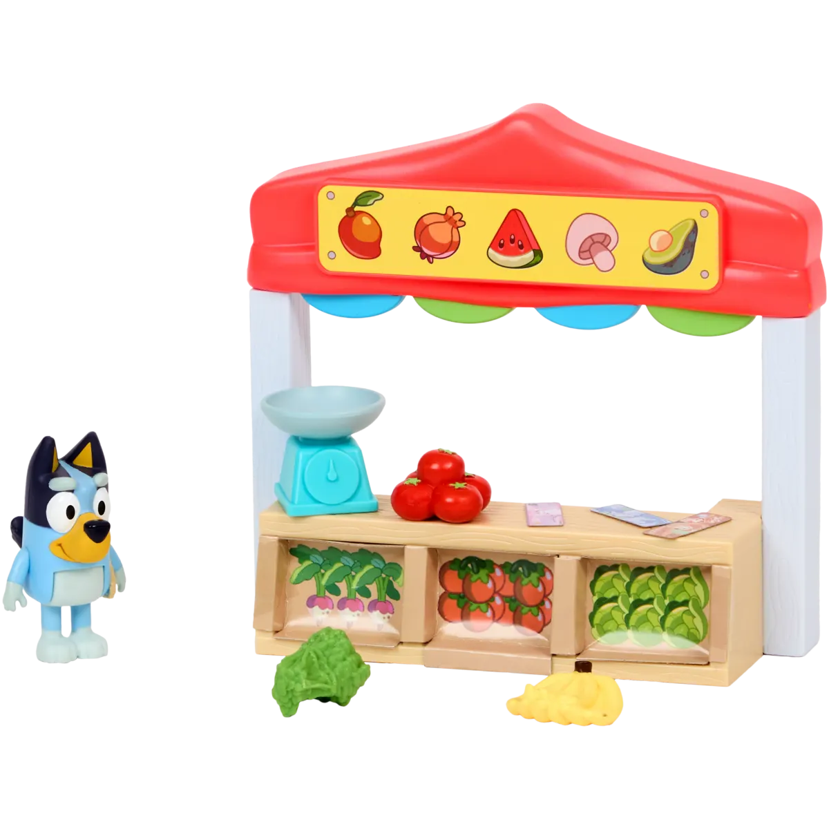 BLUEY, SET CASA da Gioco con personaggio Bluey 7 cm e accessori, Giochi
