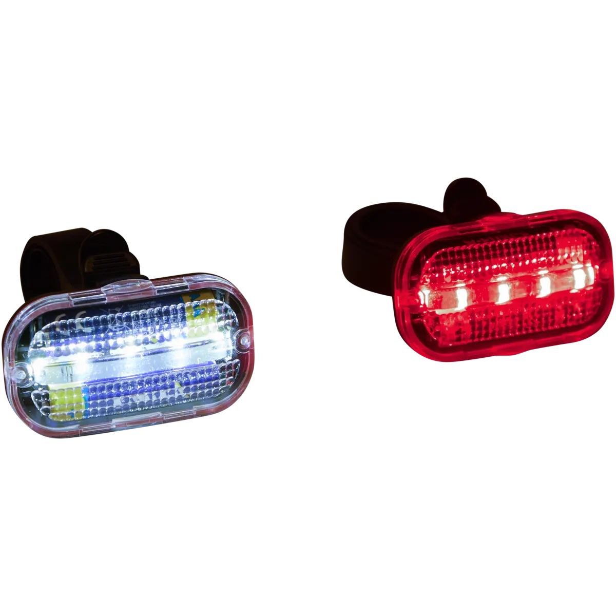 Phare De Vélo LED ZD Trading - Gris/noir, Fonctionne Avec 2 Piles AA - Occasion
